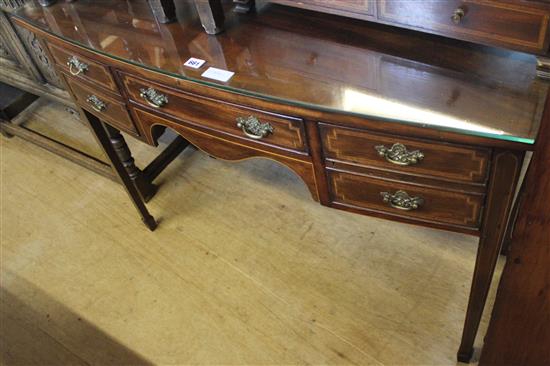 George III style inlaid dressing table